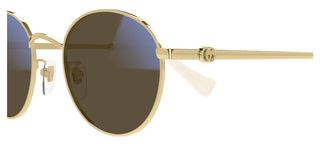 Gucci GG1472SJ women Gold Round Sunglasses