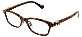 Gucci GG1473OJ women Havana Squared Eyeglasses