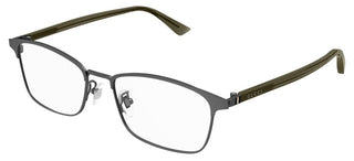 Gucci GG1475OJ men Grey Squared Eyeglasses