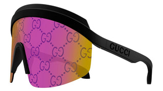 Gucci GG1477S - FASHION SHOW women Black Shield Sunglasses