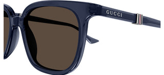 Gucci GG1493S men Blue Squared Sunglasses