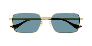 Gucci GG1495S men Gold Squared Sunglasses