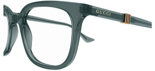 Gucci GG1497O men Green Squared Eyeglasses