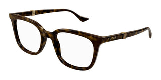 Gucci GG1497O men Havana Squared Eyeglasses