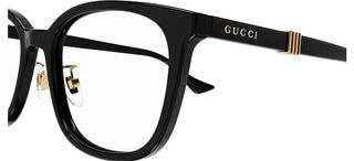 Gucci GG1500OK men Black Squared Eyeglasses