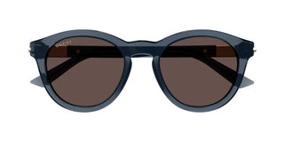 Gucci GG1501S men Blue Round Sunglasses