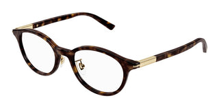 Gucci Gg1507oj Men Havana Round Eyeglasses