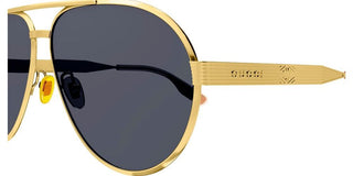 Gucci GG1513S men Gold Pilot Sunglasses