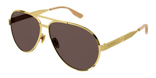 Gucci GG1513S men Gold Pilot Sunglasses