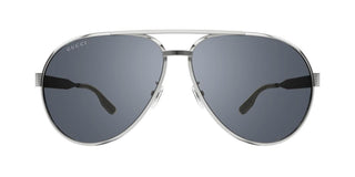 Gucci GG1513S men Silver Pilot Sunglasses