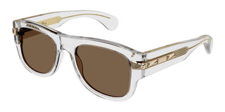 Gucci GG1517S men Transparent Squared Sunglasses