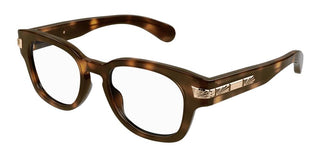 Gucci Gg1518o Men Havana Round Eyeglasses