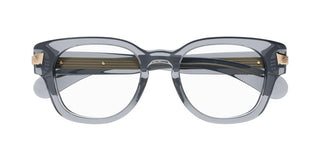 Gucci GG1518O men Grey Round Eyeglasses