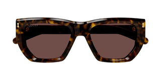 Gucci GG1520S women Havana Geometric Sunglasses