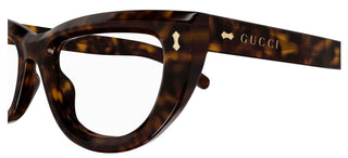 Gucci Gg1521o Women Havana Cat Eye Eyeglasses