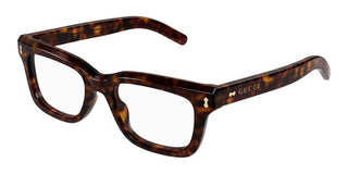 Gucci GG1522O women Havana Squared Eyeglasses