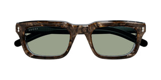 Gucci GG1524S men Havana Squared Sunglasses