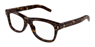 Gucci GG1526O men Havana Squared Eyeglasses