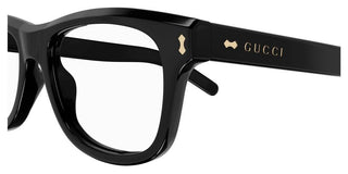 Gucci GG1526O men Black Squared Eyeglasses