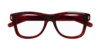 Gucci GG1526O men Red Squared Eyeglasses