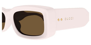 Gucci GG1528S women Pink Squared Sunglasses