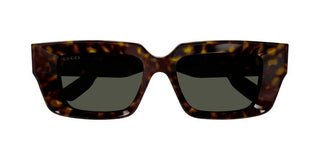 Gucci GG1529S unisex Havana Squared Sunglasses