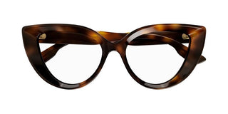 Gucci Gg1530o Women Havana Cat Eye Eyeglasses