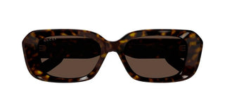 Gucci GG1531SK women Havana Squared Sunglasses