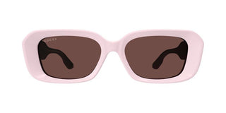 Gucci GG1531SK women Pink Squared Sunglasses