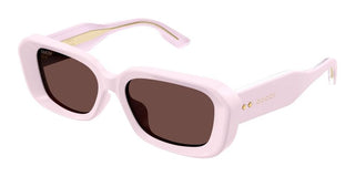 Gucci GG1531SK women Pink Squared Sunglasses