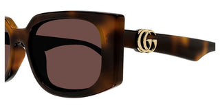 Gucci GG1534S women Havana Squared Sunglasses