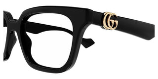 Gucci GG1536O women Black Squared Eyeglasses