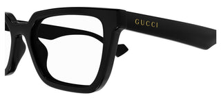 Gucci GG1539O men Black Squared Eyeglasses