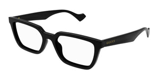 Gucci GG1539O men Black Squared Eyeglasses