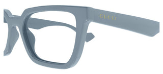 Gucci GG1539O men Blue Squared Eyeglasses