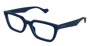 Gucci GG1539O men Blue Squared Eyeglasses