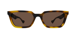 Gucci GG1539S men Yellow Squared Sunglasses