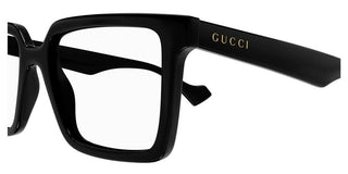 Gucci GG1540O men Black Squared Eyeglasses