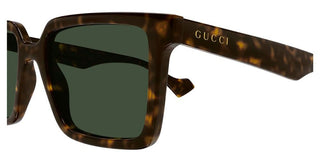 Gucci GG1540S men Havana Squared Sunglasses