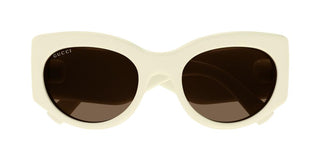 Gucci GG1544S women White Round Sunglasses