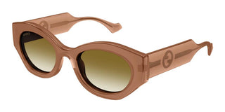 Gucci GG1553S women Orange Cat Eye Sunglasses