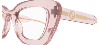 Gucci GG1555O women Pink Cat Eye Eyeglasses