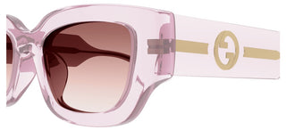 Gucci GG1558SK women Pink Geometric Sunglasses