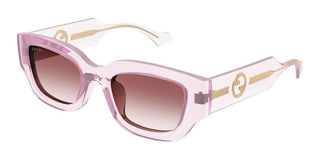 Gucci GG1558SK women Pink Geometric Sunglasses