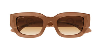 Gucci GG1558SK women Orange Geometric Sunglasses