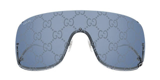 Gucci GG1560S unisex Grey Shield Sunglasses