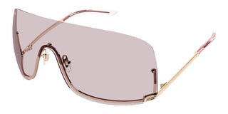 Gucci GG1560S unisex Gold Shield Sunglasses