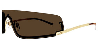 Gucci GG1561S unisex Gold Shield Sunglasses