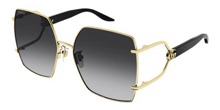 Gucci GG1564SA women Gold Oversize Sunglasses