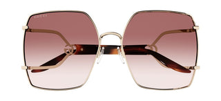 Gucci GG1564SA women Gold Oversize Sunglasses